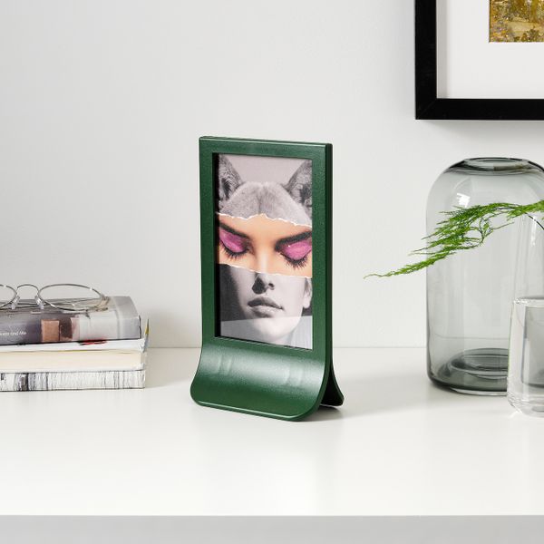 Рама, зеленый 10x15 см IKEA FIESTAD ФИЕСТАД 704.787.72 - фото 2