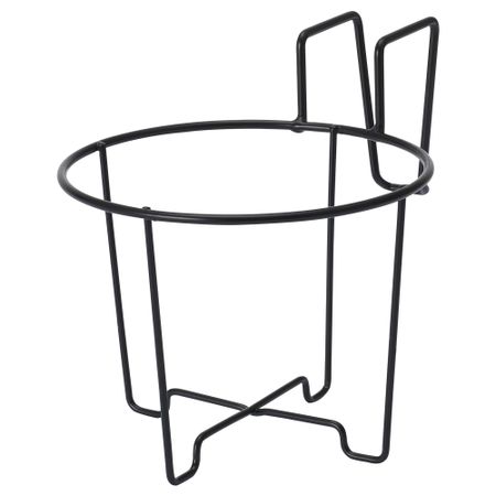 Держатель для кашпо, 16 см, для дома, улицы черный IKEA SVARTPEPPAR СВАРТПЕППАР 005.356.48