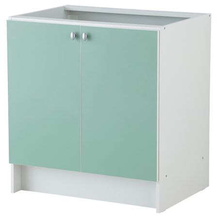 Шкаф под мойку АЛЬБРУ, светло-зеленый (80x86 см)