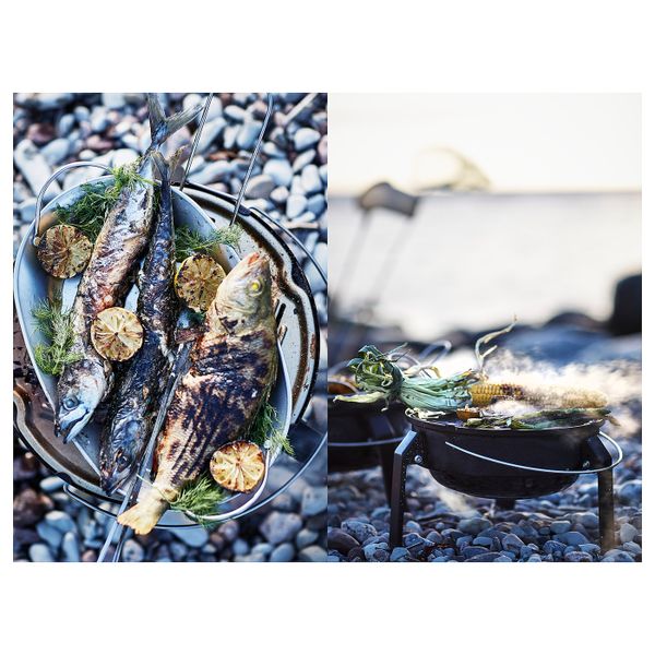 Поднос для барбекю, нержавеющая сталь 31x21 см IKEA GRILLTIDER ГРИЛЛЬТИДЕР 105.002.19 - фото 7