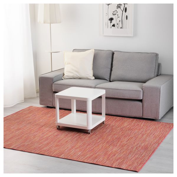 Ковер, безворсовый ХОДДЕ, д/дома/улицы розовый (160x230 см) - фото 3