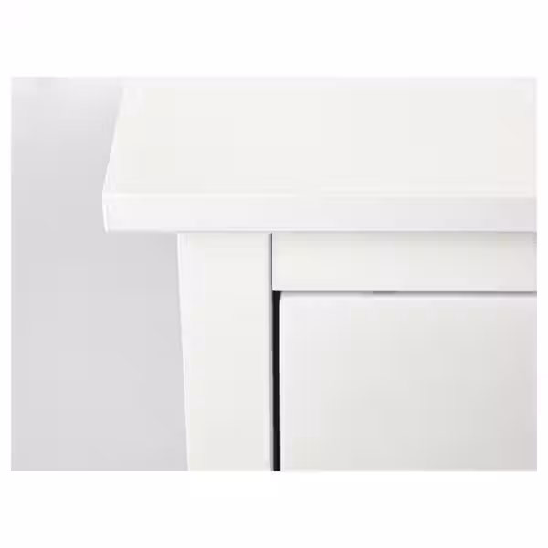 HEMNES Комод с 8 ящиками - белая морилка 160x96 см - фото 3