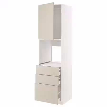 METOD / MAXIMERA Высокий шкаф д/духовки/дверь/3ящика