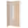 PAX / BERGSBO Гардероб - белый/под беленый дуб 100x60x236 см