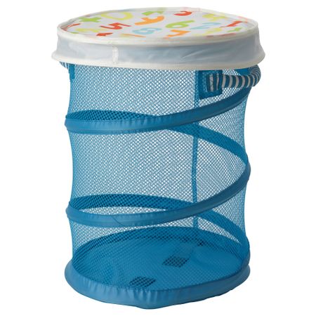 Сетчатая корзина с крышкой КУСИНЕР, бирюзовый