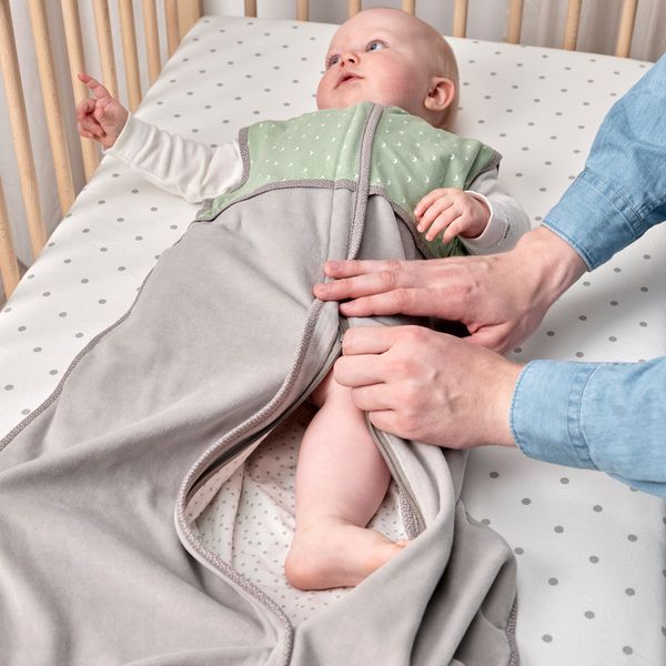 Спальный мешок, 6-18 месцев, зеленый IKEA LEN ЛЕН 905.421.35 - фото 6