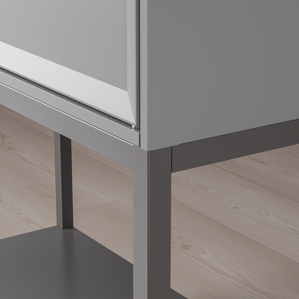Шкаф, серый, 73x35x126 см IKEA TULLSTORP 704.984.35 - фото 6
