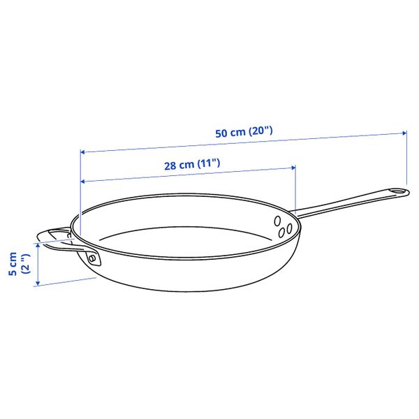 IKEA, дополнительный ракурс - схема-чертеж с размерами