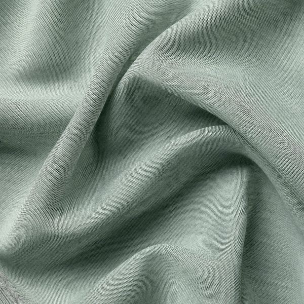 Гардины, 1 пара, серо-зеленый 145x300 см IKEA ХИЛЬЯ 104.250.17 - фото 2