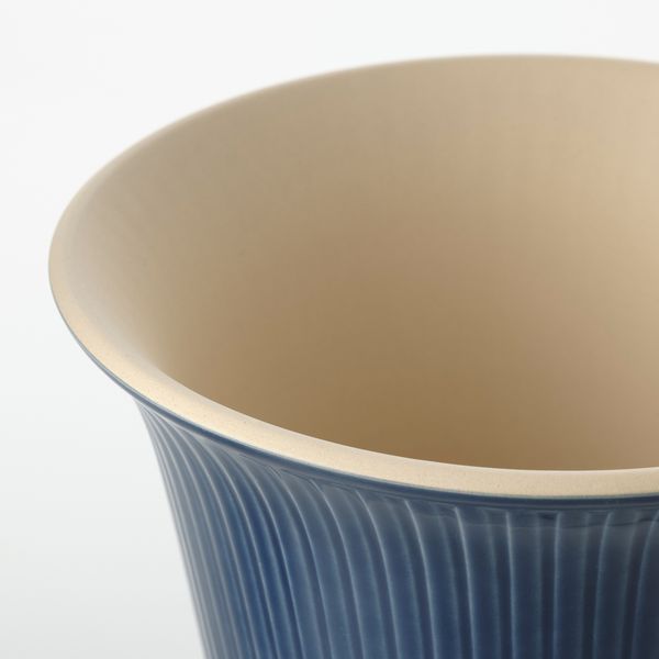 Кашпо, 15 см, для дома, улицы синий IKEA KAMOMILL КАМОМИЛ 804.852.20 - фото 4