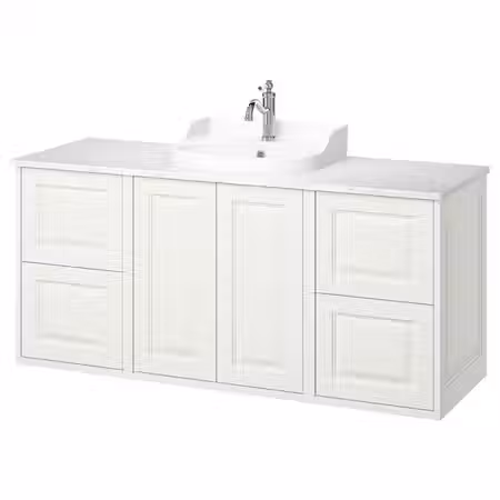 TÄNNFORSEN ТАННФОРСЕН / RUTSJÖN РУТШЁН Шкаф п-раковину/раковина/смеситель