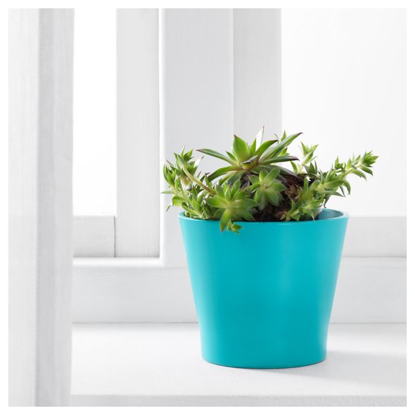 Кашпо ПАПАЙА, бирюзовый - фото 2