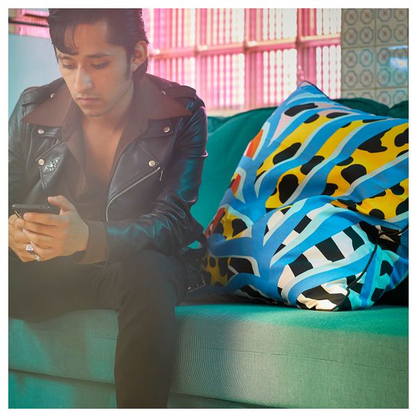 Чехол на подушку, 65x65 см, разноцветный IKEA ÖMSESIDIG 905.460.58 - фото 5