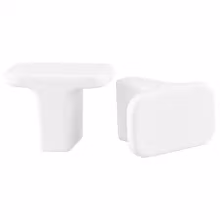 HACKÅS Ручка мебельная - белый 15 мм