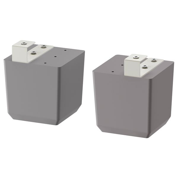 Ножка, серый, 8 см IKEA BODBYN БУДБИН 102.613.08 - фото 1