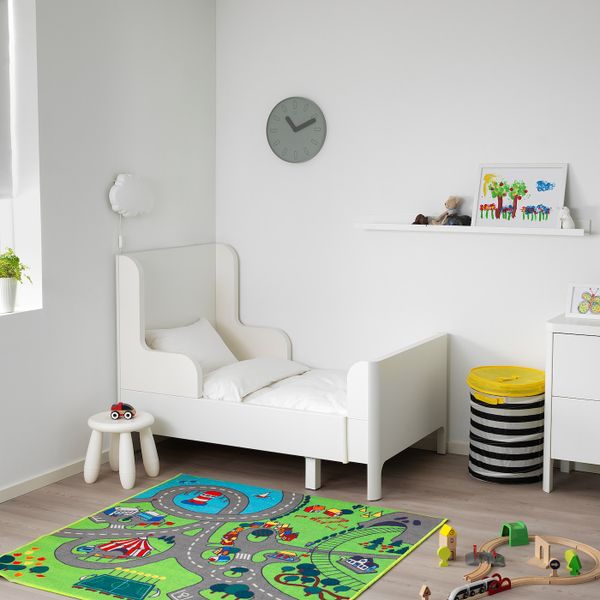 Раздвижная кровать, белый 80x200 см IKEA BUSUNGE БУСУНГЕ 404.598.31 - фото 2