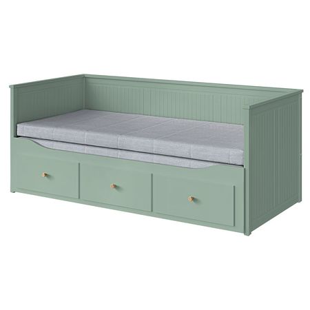 HEMNES Кушетка с 2 матрасами/3ящиками