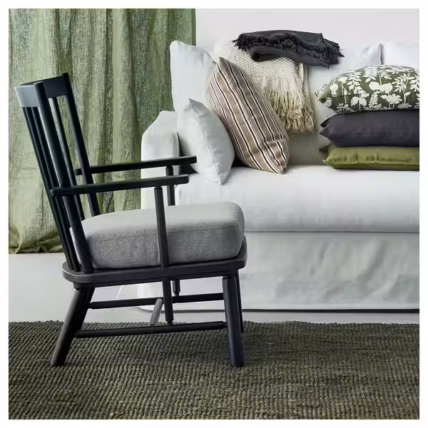 LANDBANA ЛАНДБАНА Ковер, безворсовый - темно-зеленый 160x230 см - фото 8