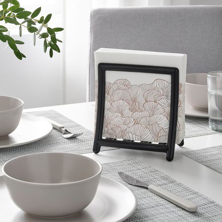 Салфетка бумажная, с рисунком/бежевый 33x33 см IKEA VINTERSNÖ ВИНТЕРСНЁ 505.110.46