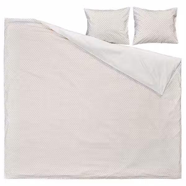 BANDKNIPPE БАНДКНИППЕ Пододеяльник и 2 наволочки - схема-чертеж с размерами