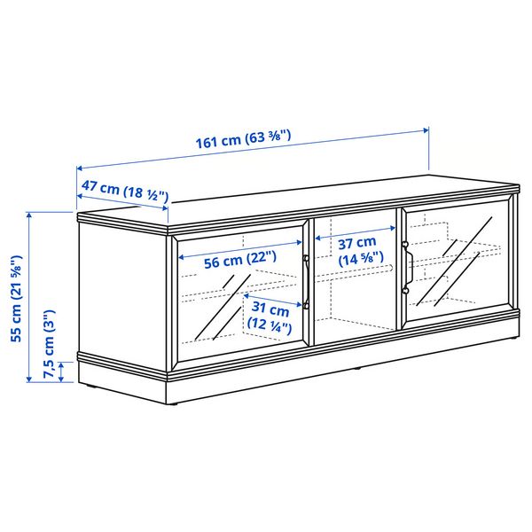 IKEA, дополнительный ракурс - схема-чертеж с размерами