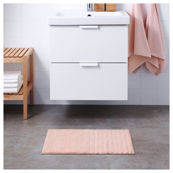 Коврик для ванной ВОКСШЁН, бледно-розовый (40x60 см) - фото 3