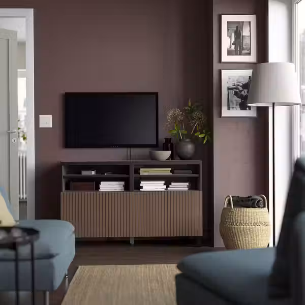 BESTÅ Тумба под ТВ, с дверцами - фото 3