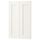 Дверца для напольного углового шкафа, 2 штуки СЭВЕДАЛЬ, белый (25x80 см)