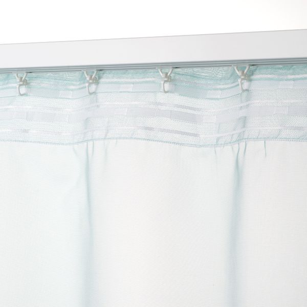 Гардина, 1 шт., бирюзовый 300x300 см IKEA REVLUMMER РЕВЛУММЕР 504.592.32 - схема-чертеж с размерами