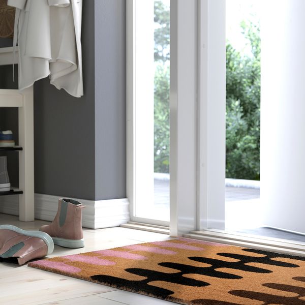 Придверный коврик, 60x90 см, естественный, бежевый IKEA GÅNGYTA 805.654.34 - фото 3