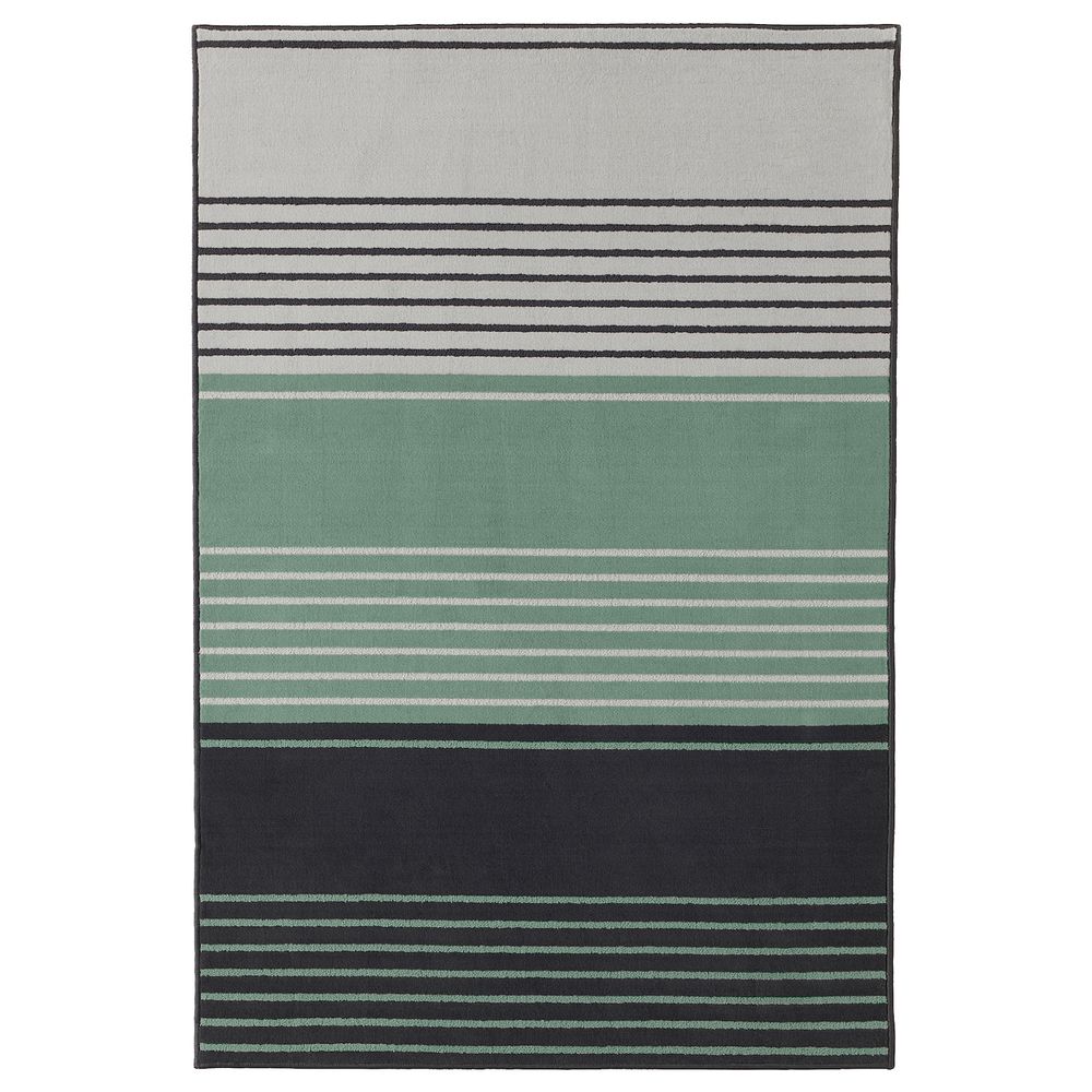 Ковер, короткий ворс, серый/разноцветный 120x180 см IKEA LUSTRUP ЛУСТРУП 103.914.75 - фото 1