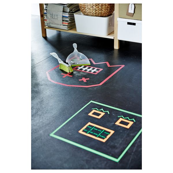 Набор для уборки малый, разные цвета IKEA BLASKA БЛАСКА 903.759.47 - схема-чертеж с размерами