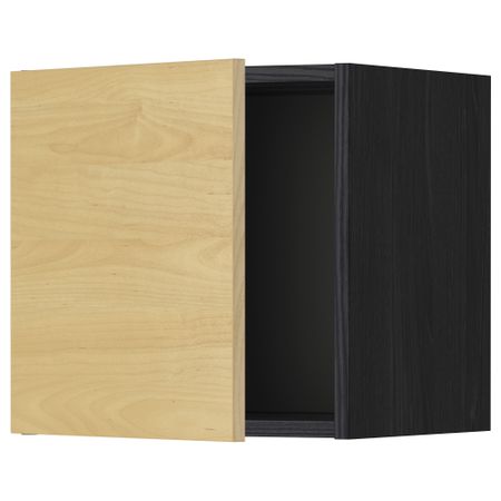 Шкаф навесной МЕТОД, черный, Тингсрид береза