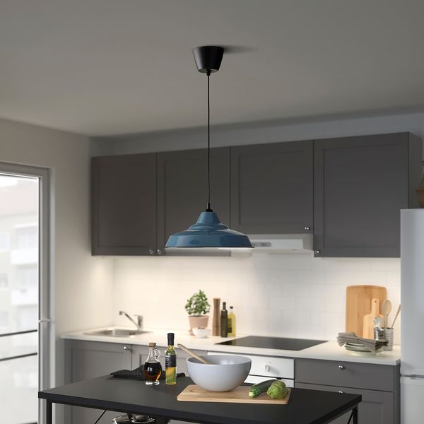 TRETTIOEN Подвесной светильник - синий 38 см - фото 3