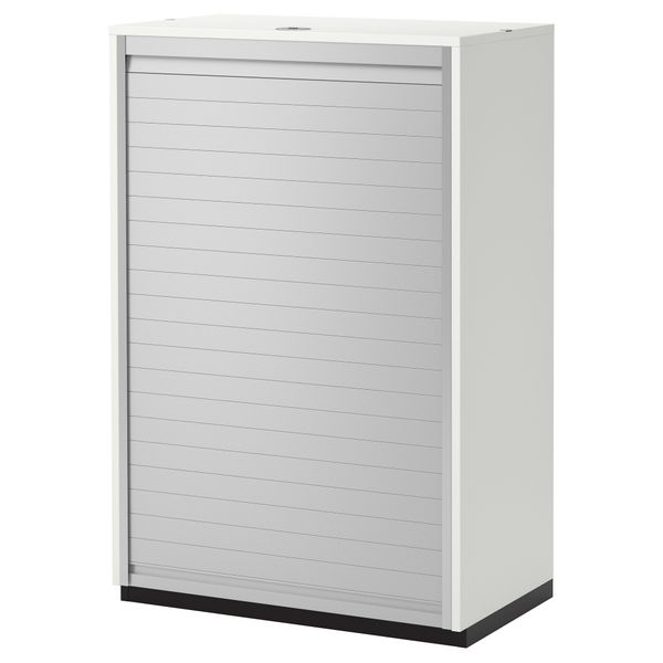 Шкаф с дверью-шторой ГАЛАНТ, белый (80x120 см) - фото 1