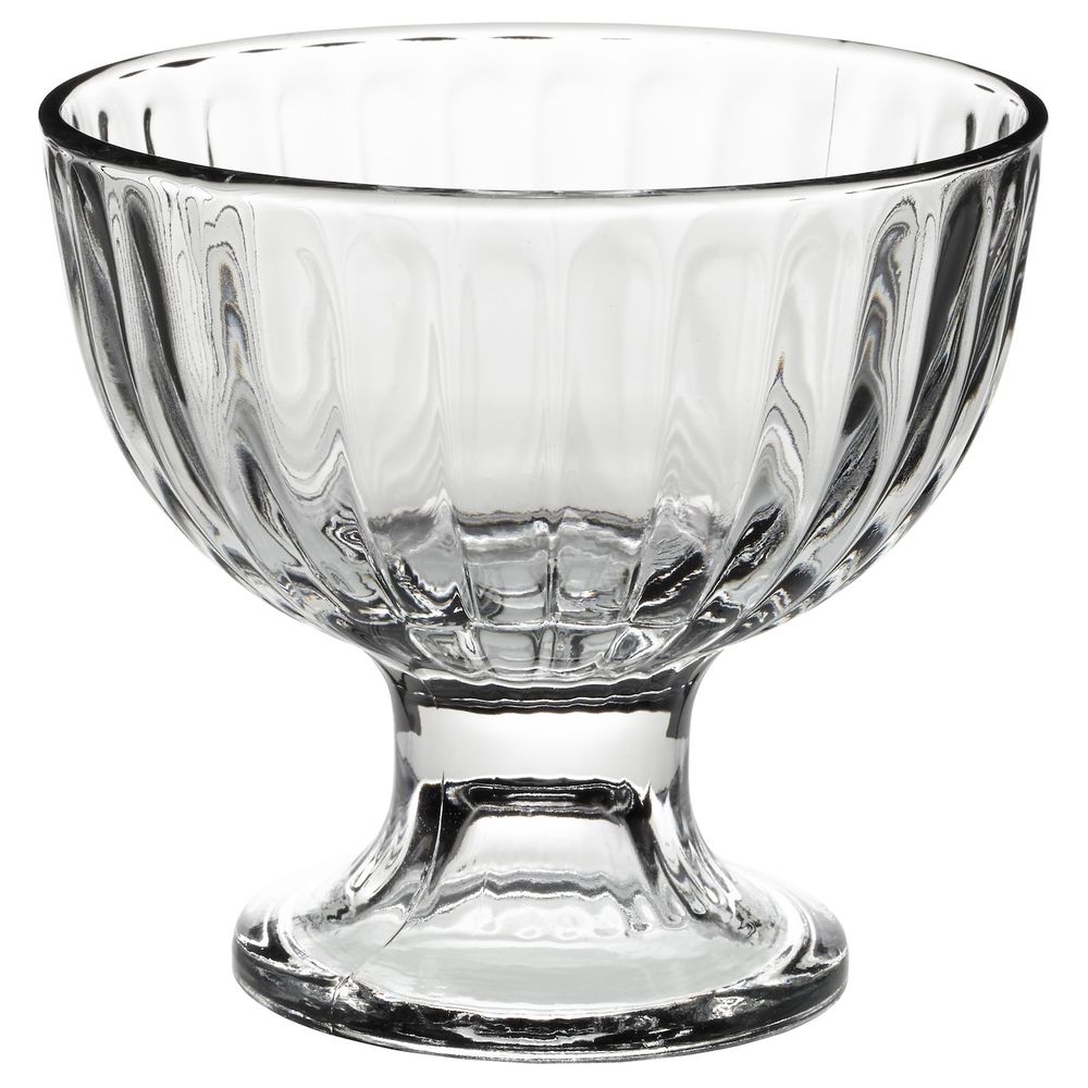 Миска десертная, прозрачное стекло 11 см IKEA DISTRIKT ДИСТРИКТ 603.944.57 - схема-чертеж с размерами