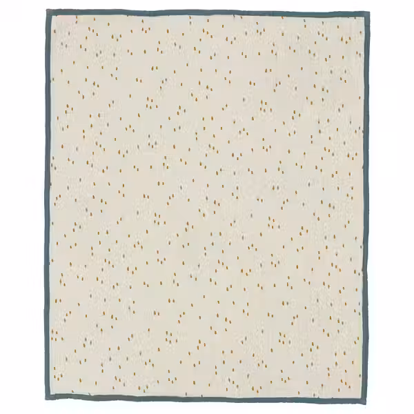 GULDVÄVARE ГУЛЬДВЭВАРЕ Одеяло детское - синий/белый точечный 80x100 см - фото 6