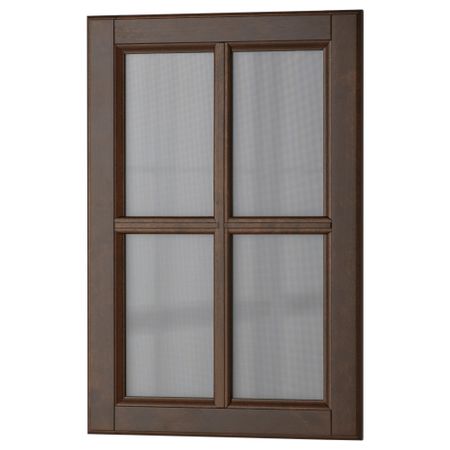 Стеклянная дверь ДАЛАРНА, темно-коричневый
