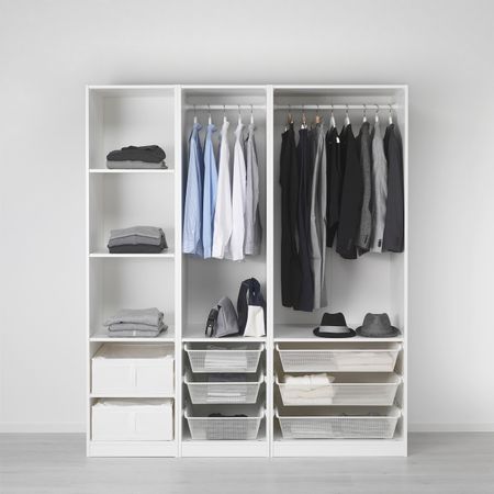 Гардероб, белый 175x58x201 см IKEA PAX ПАКС 992.517.25