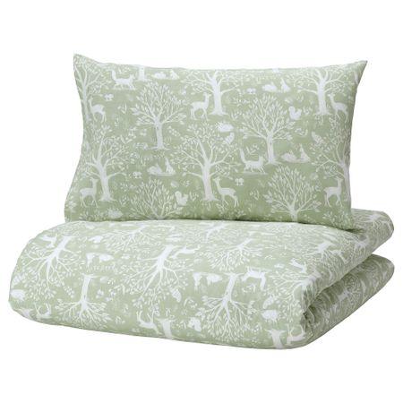 Пододеяльник и наволочка для кроватки, 110x125, 35x55 cm IKEA TROLLDOM ТРОЛЛДОМ 305.143.95