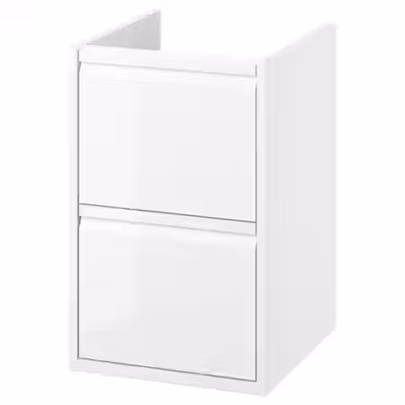 ÄNGSJÖN ЭНГШЁН Шкаф для раковины с ящиками - глянцевый белый 40x48x63 см