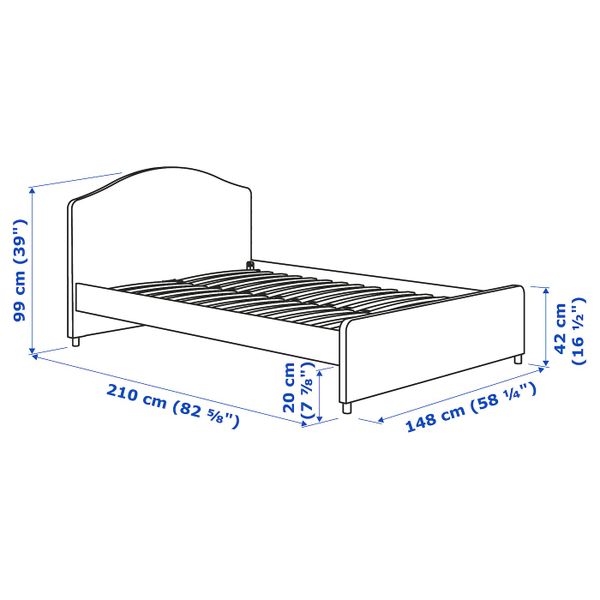 IKEA, дополнительный ракурс - схема-чертеж с размерами