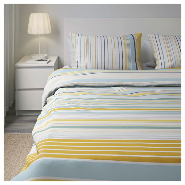 Пододеяльник и 2 наволочки БЛОРИПС, желтый - фото 6