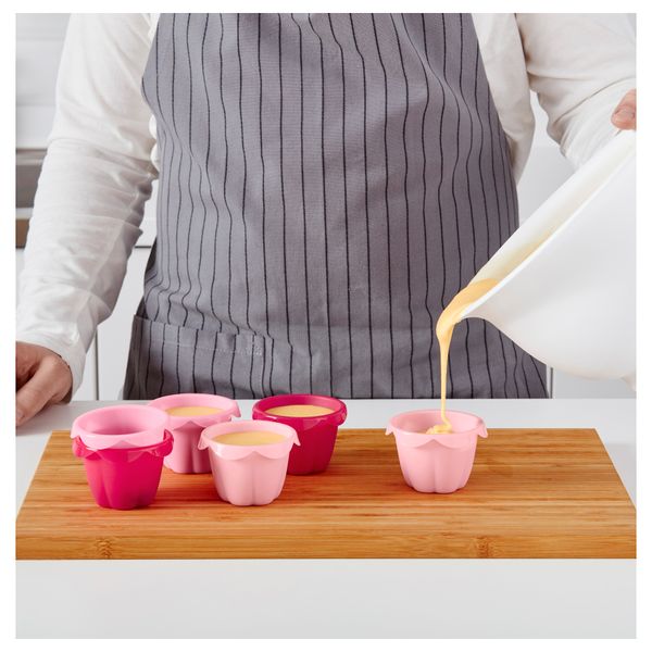 Формочка для выпечки СОККЕРТАКА, разные оттенки розового - фото 2