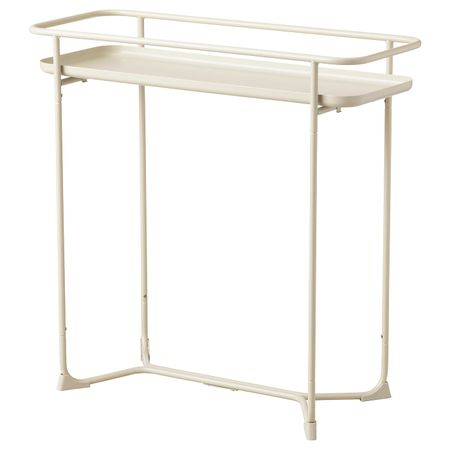 Пьедестал для цветов, для дома, улицы бежевый 65 см IKEA KRYDDPEPPAR КРЮДДПЕППАР 004.219.63