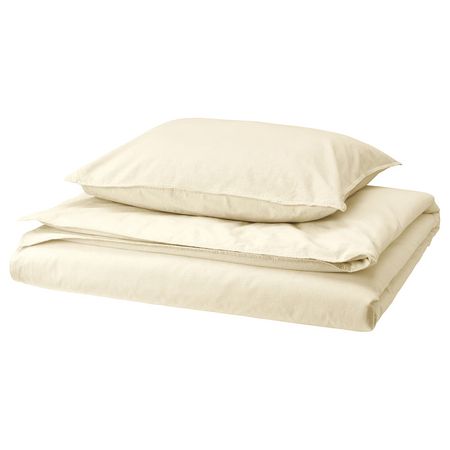 ÄNGSLILJA Пододеяльник и наволочка - неокрашенный 150x200/50x60 см