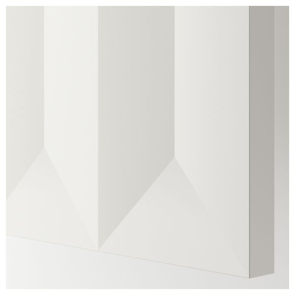 Дверь ГЭРРЕСТАД, белый - схема-чертеж с размерами