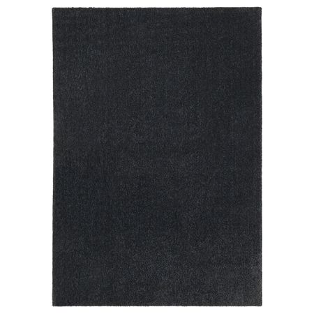 Ковер, короткий ворс, темно-серый 170x240 см IKEA TYVELSE ТЮВЕЛЬСЕ 204.268.51