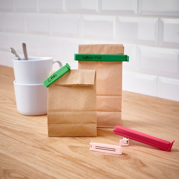 BEVARA Зажимы для пакетов, 26 шт. - разные цвета - фото 4