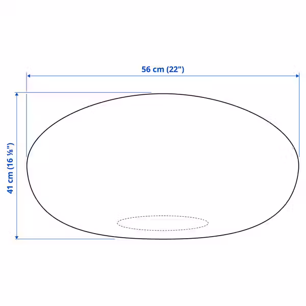 IKEA, дополнительный ракурс - схема-чертеж с размерами